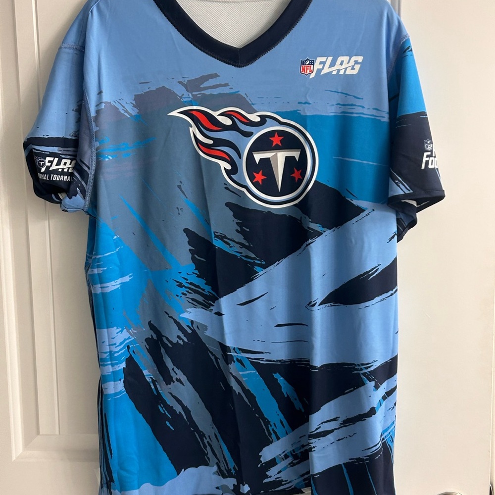 Tennessee Titans NFL Flag Football Jersey | Reversible | Adult Large #12 - Picture 3 of 5